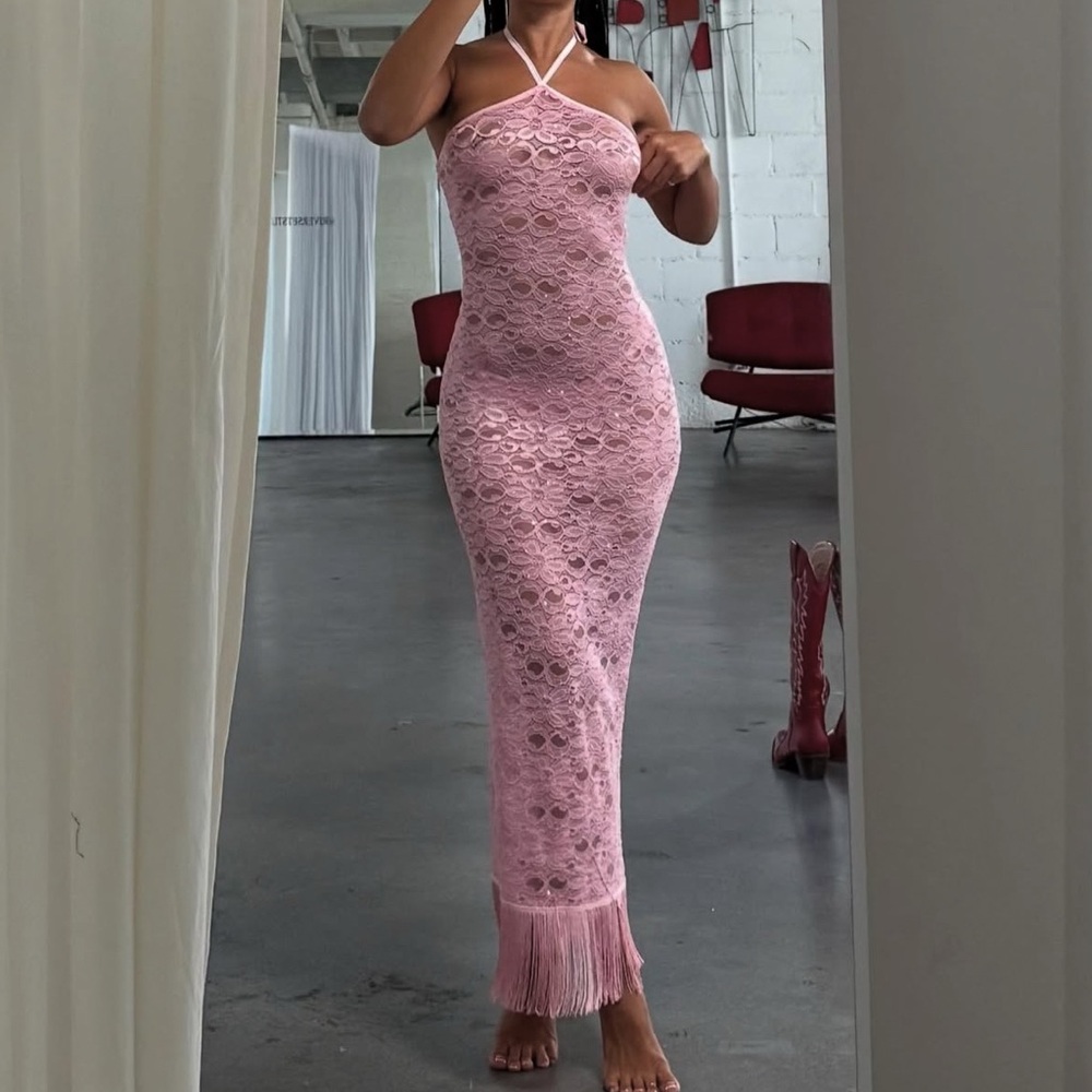 KIKI THE BRAND Silvia Dress in Pink NWOT